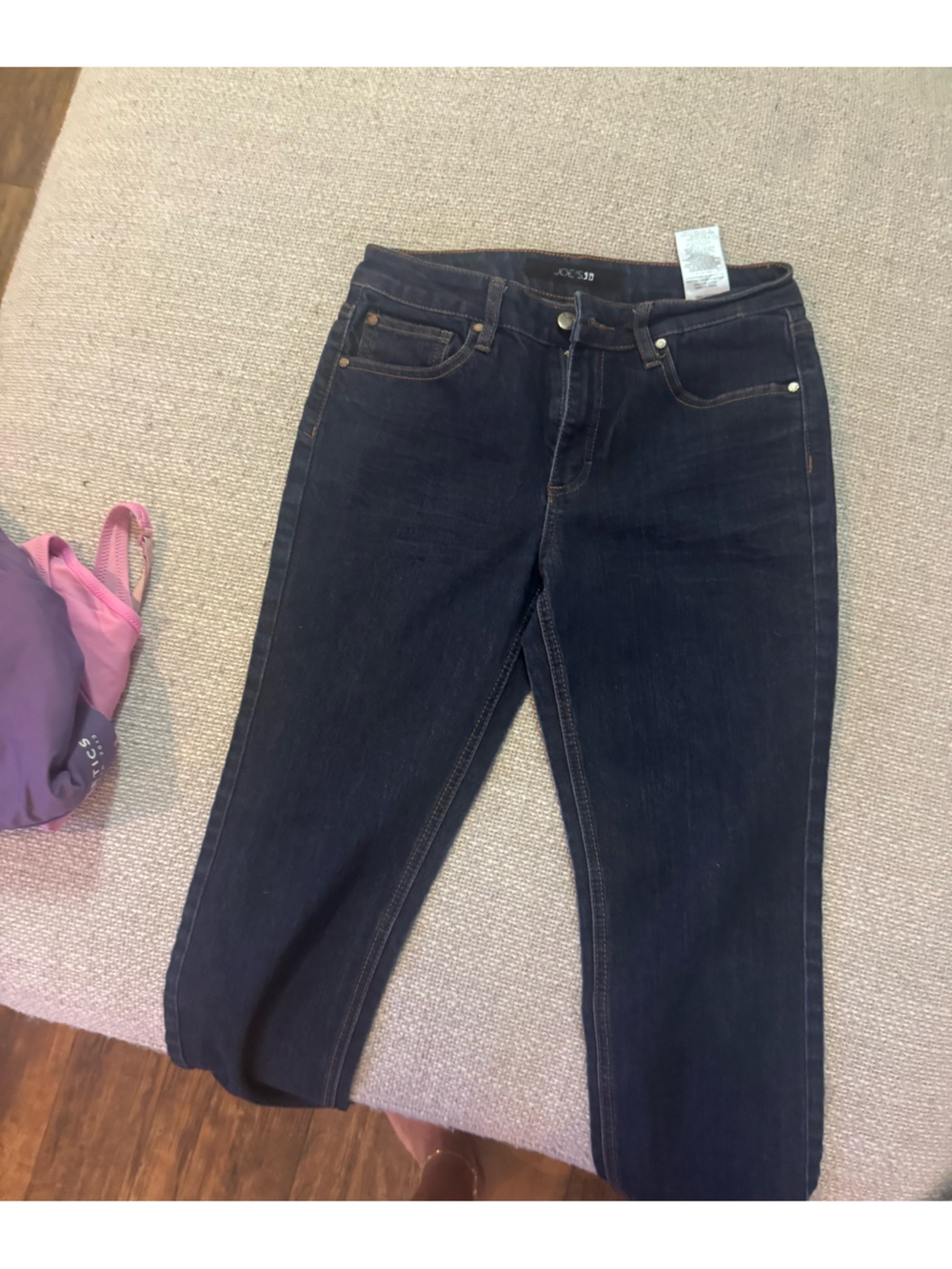 Joe's Jeans Women's Dark Indigo Straight Leg Jeans - Picture 2 of 4